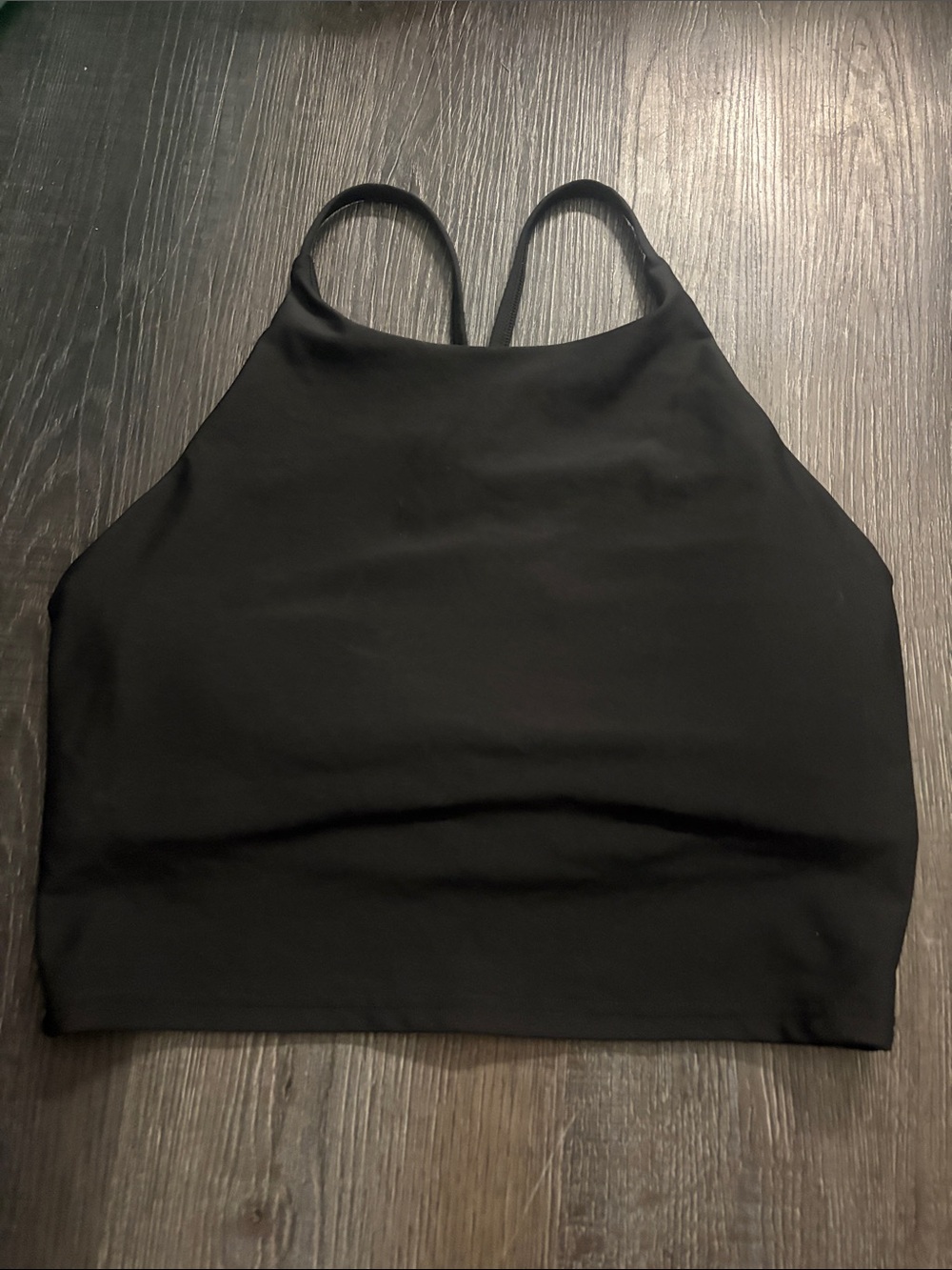 Old Navy Black Active PowerSoft Built-In Bra Tank
